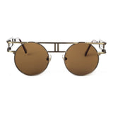 Steampunk Rundglas Doppelstegbrille