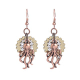 Steampunk Krakenohrringe