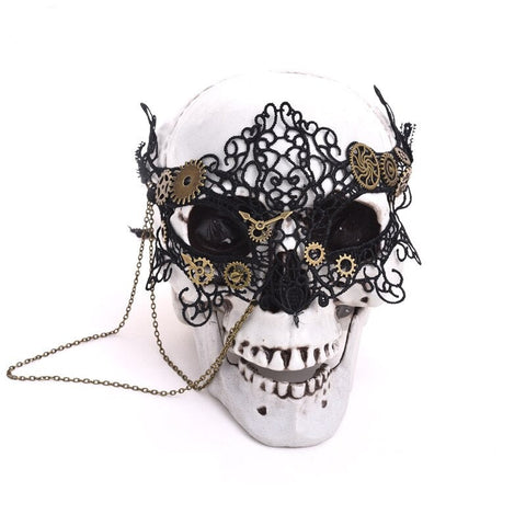 Victorianische Spitzenmaske