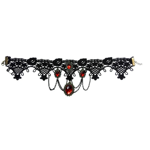Viktorianisches Rubin Halsband