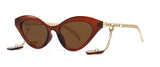 Steampunk Cat Eye Sonnenbrille