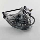 Steampunk Halb Schädel Maske