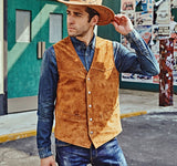 Steampunk Wildleder Weste