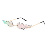Steampunk Flammen Sonnenbrille