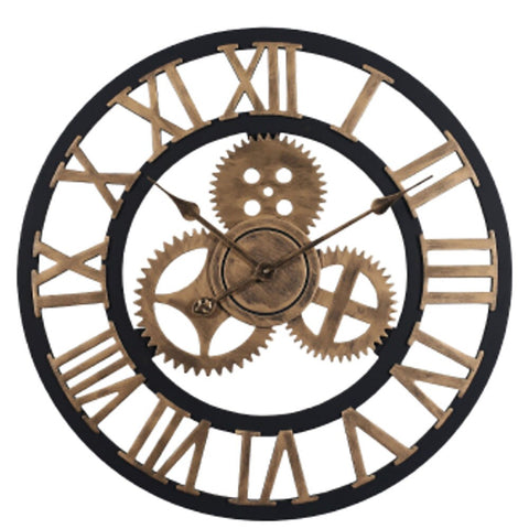 Steampunk Zahnrad Wanduhr