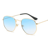 Retropunk Goldrahmen Sonnenbrille