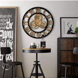 Steampunk Zahnrad Wanduhr