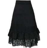 Steampunk Asymmetrischer Rock Zahnräder