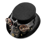 Steampunk Schädel Hut