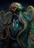 Menschenkrake Steampunk Bild