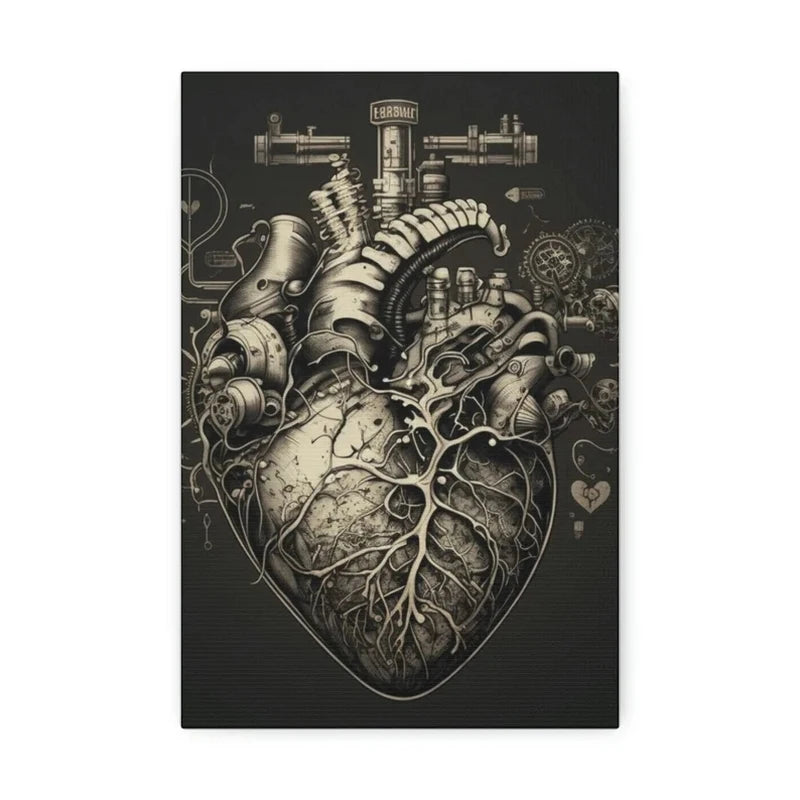 Menschliches Herz Steampunk Bild