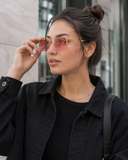Retro Futurismus Rechteckbrille