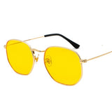 Retropunk Goldrahmen Sonnenbrille