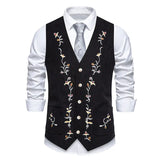 Steampunk Stickerei Weste