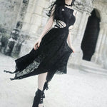Schwarzes Gothic Kleid