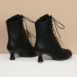 Steampunk Damen Schnürstiefel