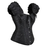 Gothic Steampunk Rüschenkorsett
