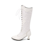 Viktorianische Korsettstiefel