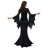 Elegantes Schwarzes Gothic Abendkleid