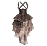 Asymmetrisches Steampunk Kleid