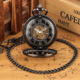 Steampunk Schwarze Taschenuhr