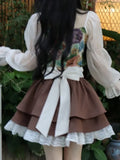 Brauner Steampunk Lolita Rock