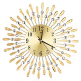 Steampunk Wanduhr Metallblätter