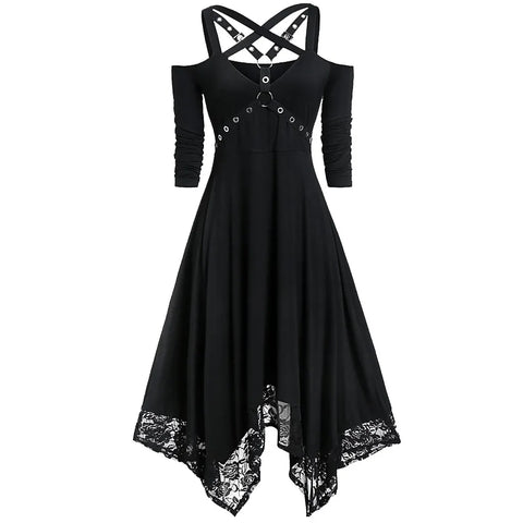 Steampunk Mittelalter Hexen Kleid