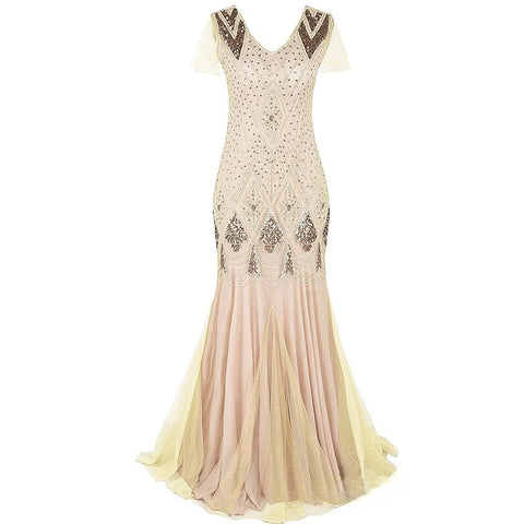 Elfenbein Vintage Kleid