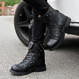 Dieselpunk Schädelstiefel