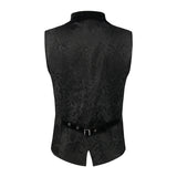 Steampunk Schwarz Weste