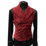 Steampunk Doppeltknopf Weste
