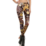 Steampunk Retro Mechanik Leggings