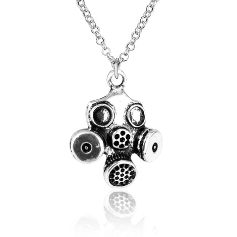 Steampunk Gasmaske Kette