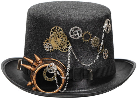 Steampunk Monokel Hut