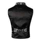 Silberne Steampunk Weste