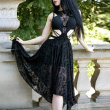 Schwarzes Gothic Kleid