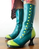 Viktorianische Steampunk Damenstiefel