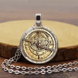 Steampunk Sternenkompass Kette