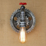Steampunk Zahnrad Lampe