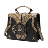 Steampunk Handtasche mit Zahnrädern