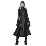 Steampunk Ledermantel Damen