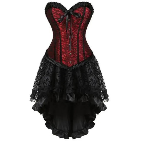 Gothic Viktorianisches Korsett Kleid