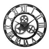 Steampunk Wanduhr