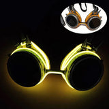 Steampunk Leuchtbrille
