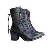 Steampunk Damenstiefel mit Absatz