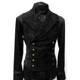 Steampunk Doppeltknopf Weste