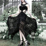 Schwarzes Gothic Kleid
