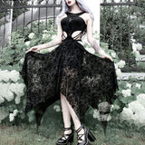 Schwarzes Gothic Kleid