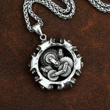 Steampunk Schädel Zahnrad Anhänger